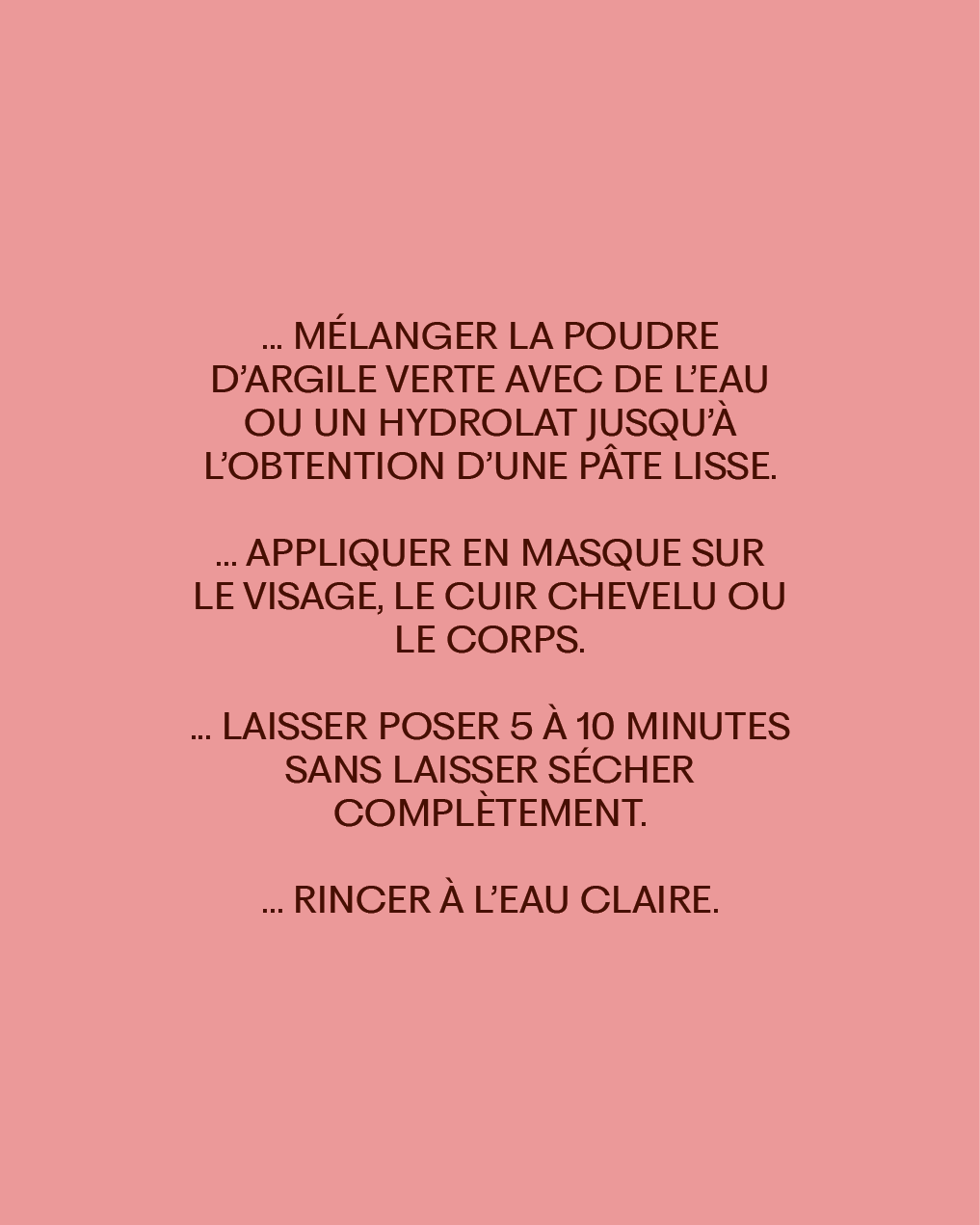 Argile verte Montmorillonite