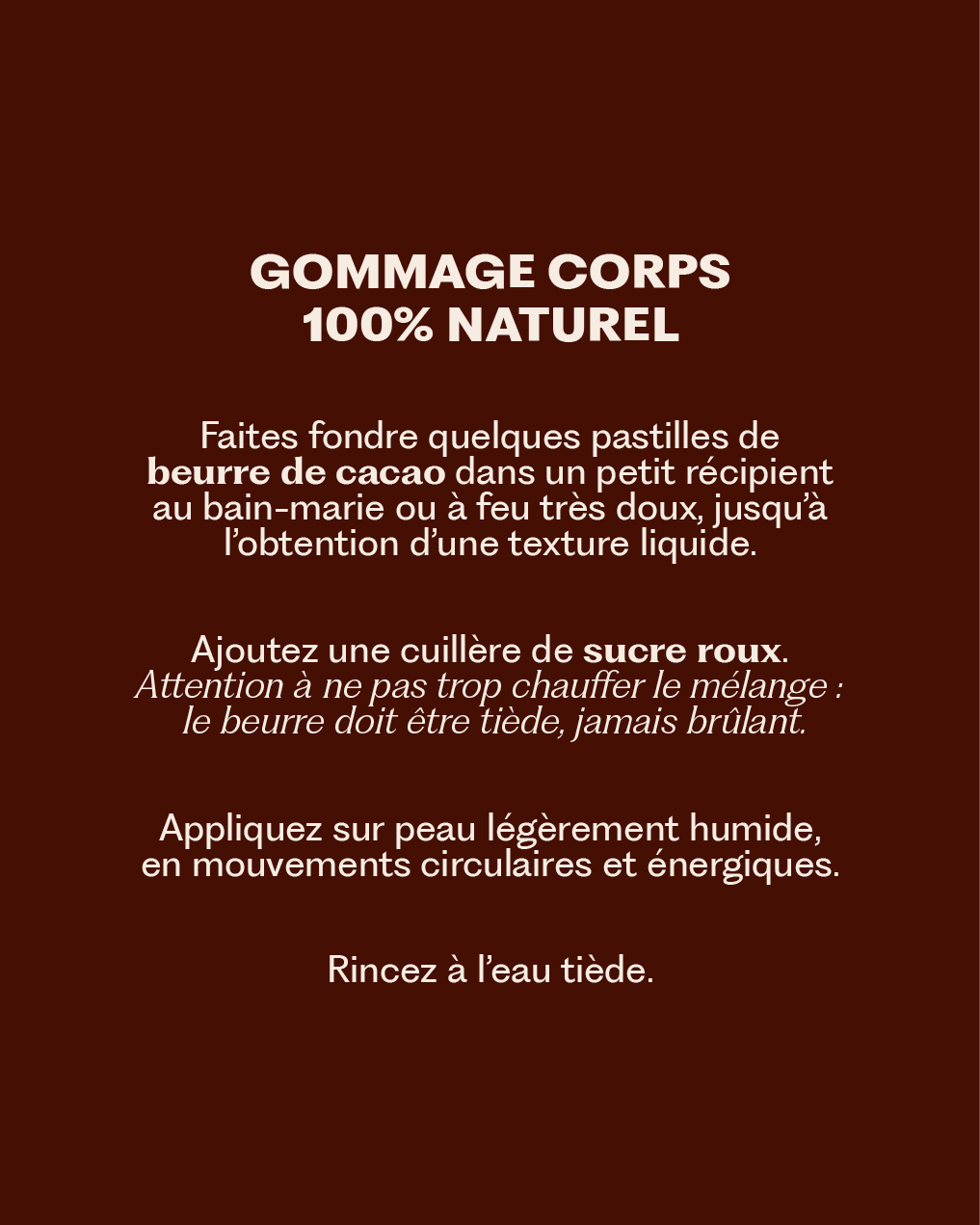 Beurre de cacao BIO