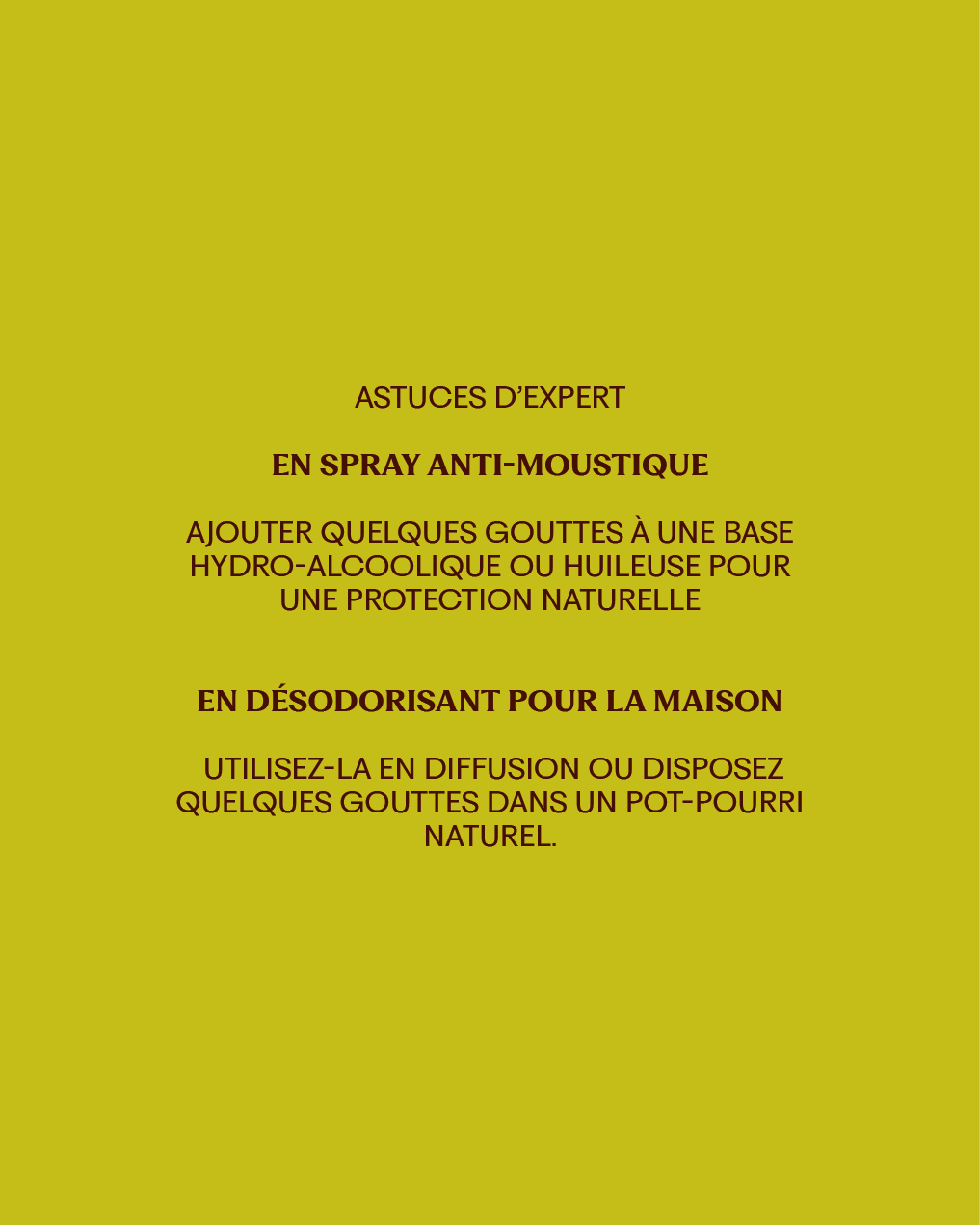 Huile essentielle Citronnelle de Java