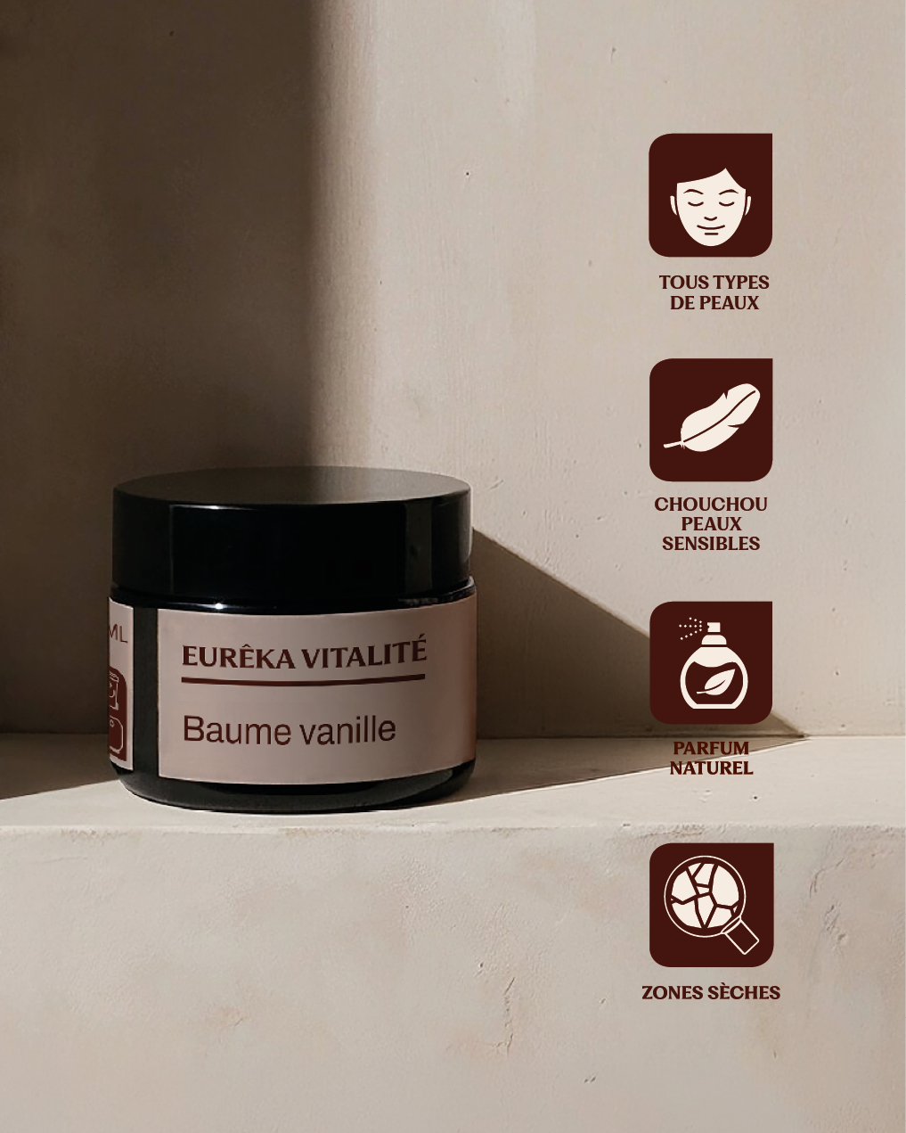 Baume Vanille 100% naturel