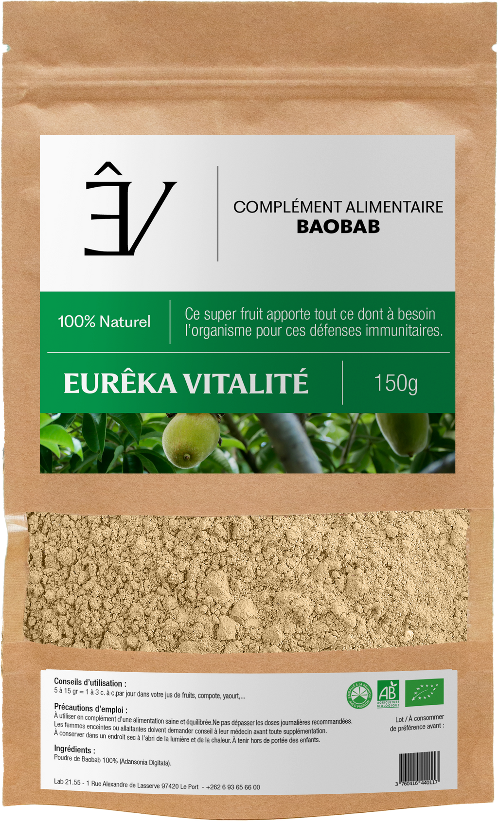 Poudre de Baobab BIO