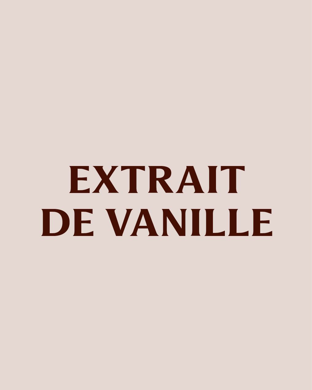 Extrait vanille