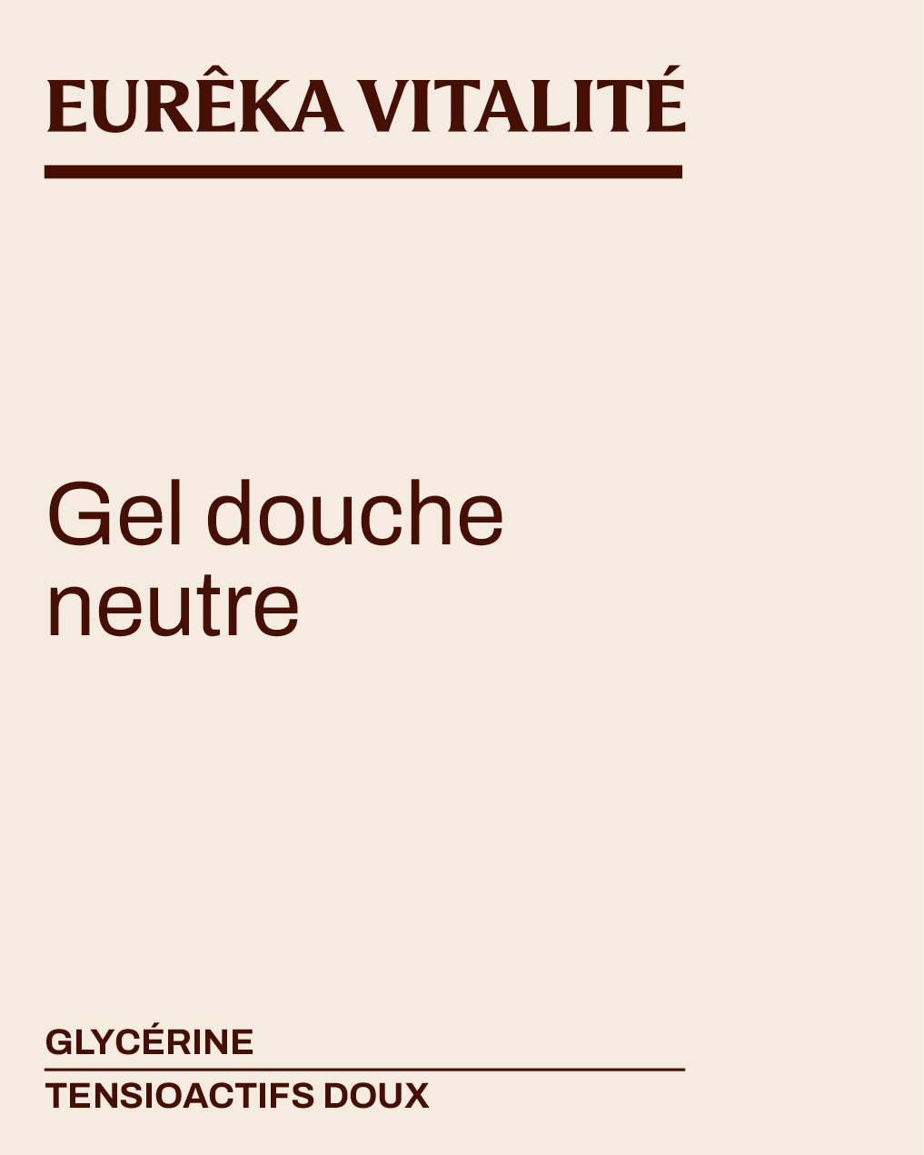 Gel douche neutre