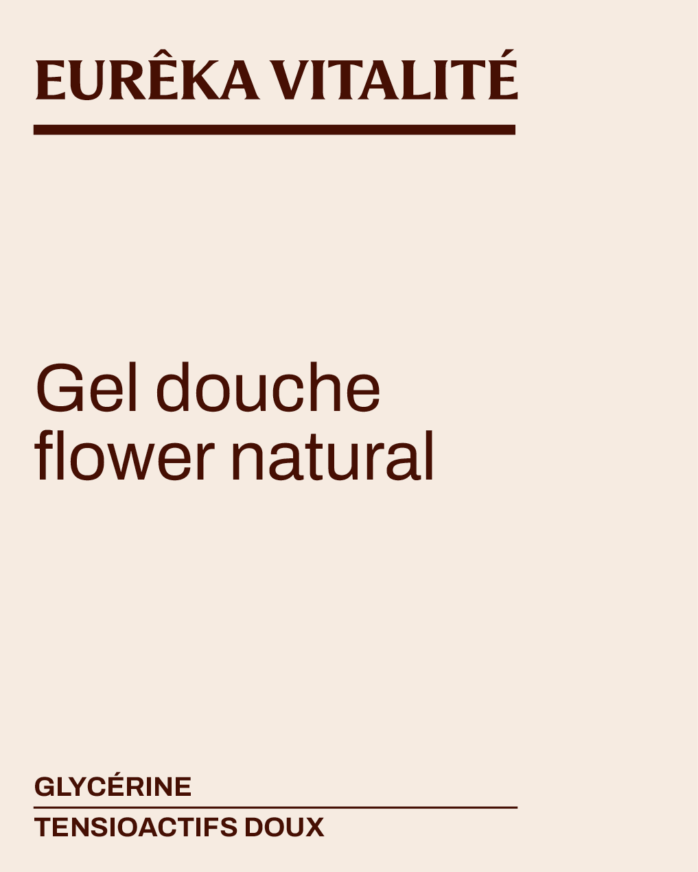 Gel douche Flower Natural sans sulfates