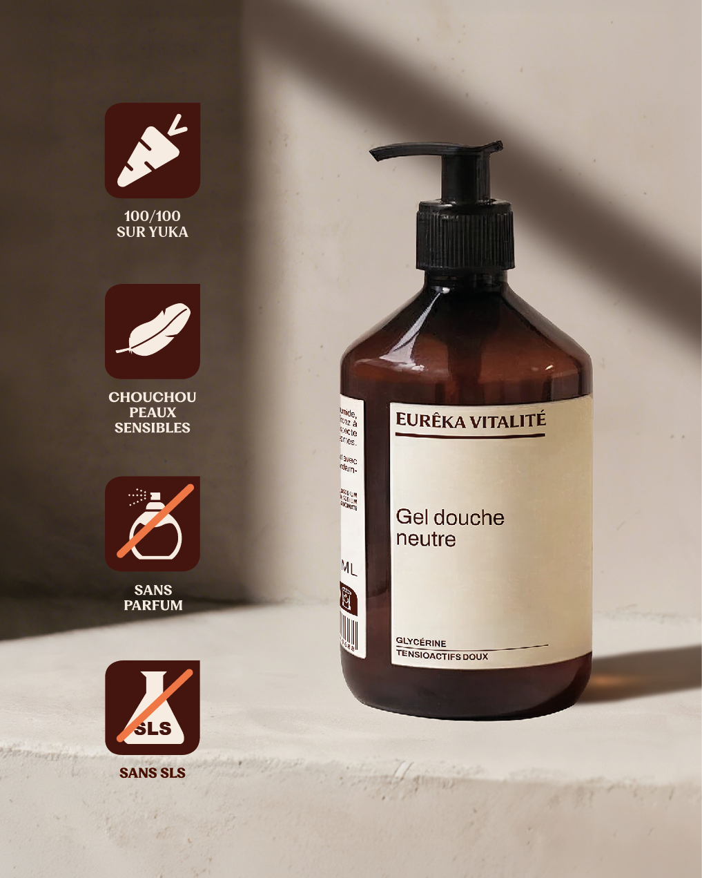 Gel douche neutre