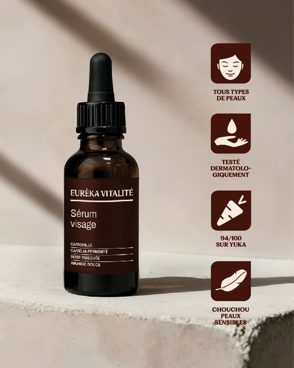 Sérum visage lacté